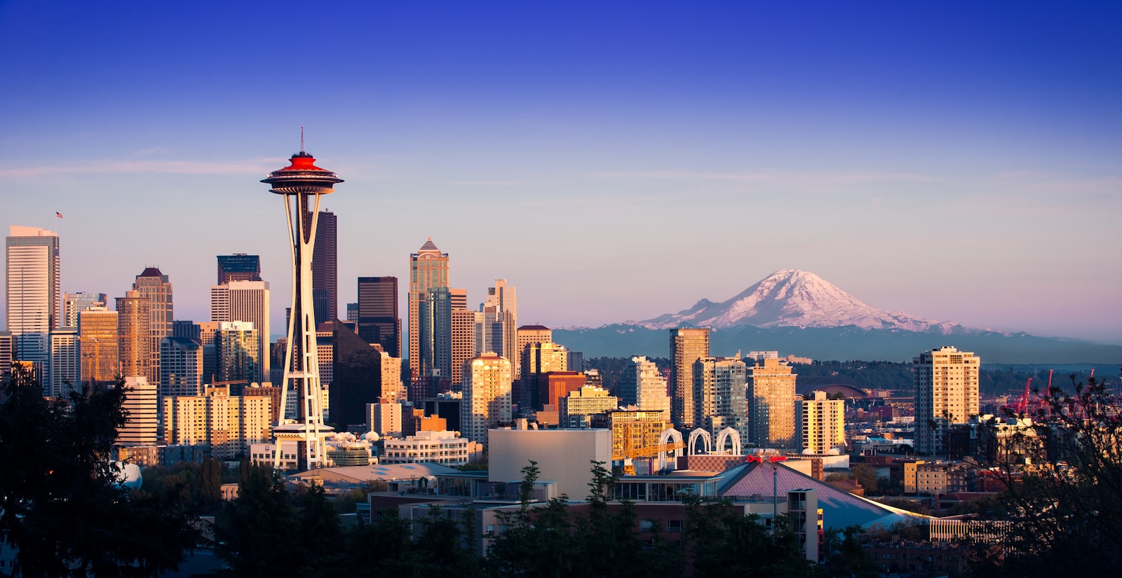 Seattle skyline from the water